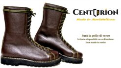 Stivaletto da lancio in pelle di cervo